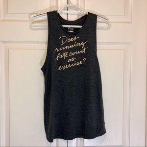 ‘Does Running Late Count As Exercise?’ Tank